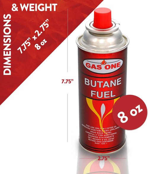 Gasone Butane Fuel Canister (4Pack)