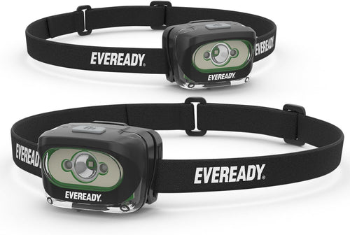 Rechargeable LED Headlamps by (2-Pack), IPX4 Water Resistant Head Lights for Running, Camping, Emergency, Outdoors (USB Cable Included),Black (2-Pack),Adjustable