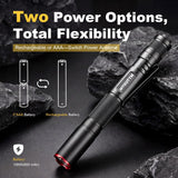 Customer photo of Rechargeable Pen Light - USB-C or AAA