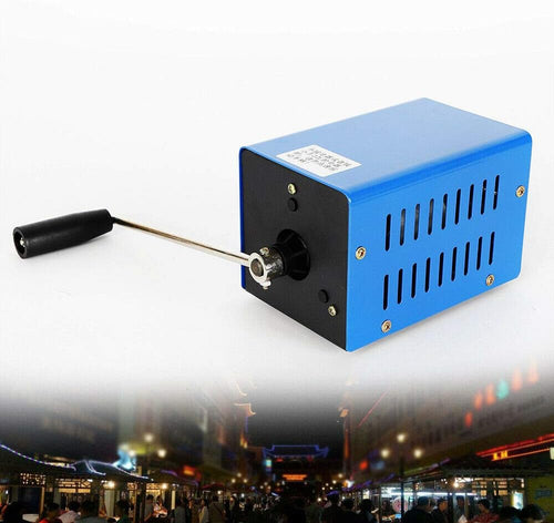 20W Hand Crank Generator, Upthehill Portable Crank Generator Multifunction Hand USB Generator Crank Emergency USB Charger Generator for Outdoor Travel Camping Hiking Survival | PrepWiseGear