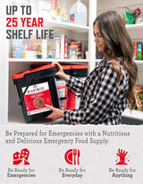 Customer photo of Emergency Food Supply - 88 Servings, Meat & Rice