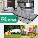 Customer photo of Heavy-Duty Folding Camping Cot - Set of 2