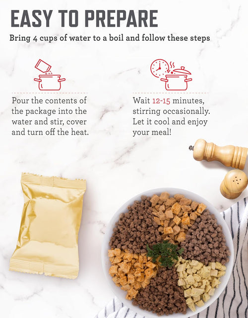 Emergency Food Supply - 88 Servings Meat & Rice Bucket, Freeze Dried Protein Meals, Camping Essentials, Bulk Rice & Survival Food, Disaster Prepping Supplies, up to 25 Year Shelf Life | PrepWiseGear