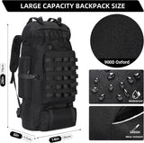 Customer photo of 70L Camping Hiking Backpack with Rain Cover