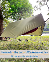 Customer photo of 2-Person Camping Hammock with Net & Straps