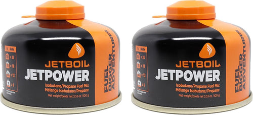 Jetpower Fuel for Camping and Backpacking Stoves, 100 Grams (2-Pack)