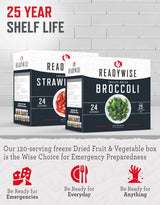 Customer photo of Emergency Food Supply - 120 Servings, Fruits & Veggies