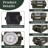 Customer photo of Waterproof Pocket Survival Compass with Lanyard