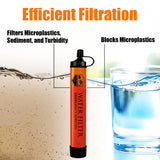 Customer photo of Survival Water Filter Straw Kit with Whistle