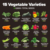 Customer photo of 15-Variety Survival Seed Vault - 8,800+ Seeds