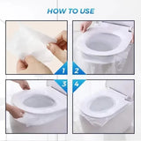 Customer photo of 10-50 PCS Disposable Toilet Seat Hotel Plastic Waterproof