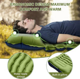 Customer photo of Extra-Thick Inflatable Sleeping Pad with Pillow