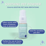 Customer photo of Soothing Pet Powder - Itch & Hot Spot Relief