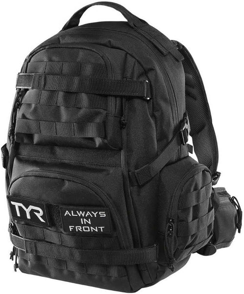 Tactical Backpack 25L - Durable Gym & Travel Backpack with MOLLE Webbing, Laptop Sleeve, and Multiple Compartments, Black | PrepWiseGear