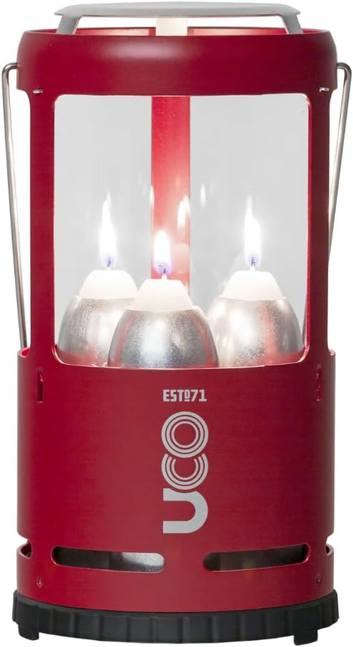 Candlelier Candle Lantern, Candle Lanterns for Real Candles, Perfect Outdoor Gear for Camping or for Power Outages, Includes 3 Long Burning Candles