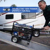 Customer photo of DuroMax 5,500W Dual Fuel Portable Generator