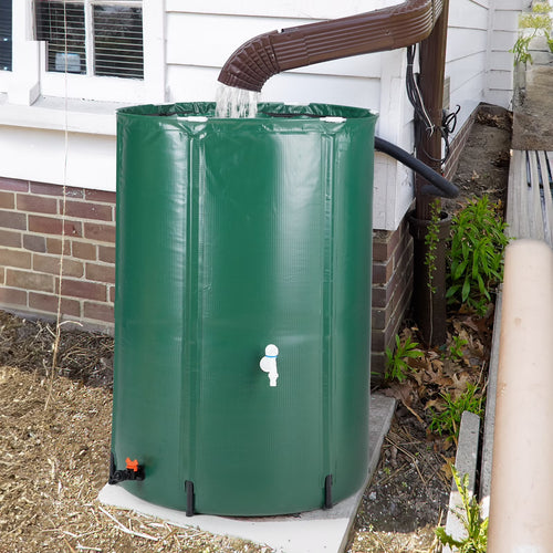 100 Gallon Collapsible Rain Barrel, Portable Water Storage Tank