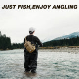 Customer photo of Fishing Tackle Sling Backpack with Rod Holder