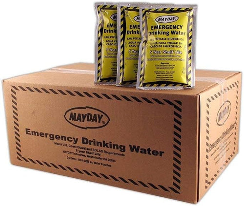 Emergency Water Pounches Case of 100. Emergency Preparedness, Survival and Backpacking | PrepWiseGear