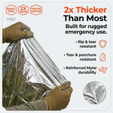 Customer photo of Waterproof Mylar Emergency Blankets - 8 Pack