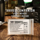 Customer photo of Mylar Emergency Thermal Blankets - 4 Pack