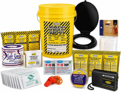 Mayday 13047 Deluxe Classroom Lockdown Emergency Kit - School Safety Survival Supplies with Emergency Food, Water & Essentials for Teachers & Students - Disaster Preparedness | PrepWiseGear