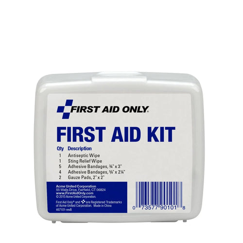 Personal First Aid Kit, Plastic Case, 13 Pc | PrepWiseGear