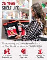 Customer photo of Emergency Food Supply - 84 Servings, Breakfast & Entree