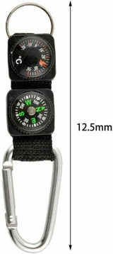 Customer photo of Carabiner Keychain with Compass & Thermometer