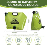 Customer photo of 8L Collapsible Water Container - 6 Pack