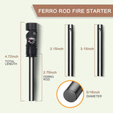Customer photo of Ferro Rod Fire Starter with Compass & Whistle