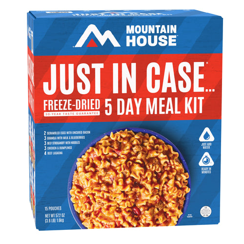 Mountain House Emergency Meal Kit 15-Pouch Assortment (28 Total Servings) | PrepWiseGear