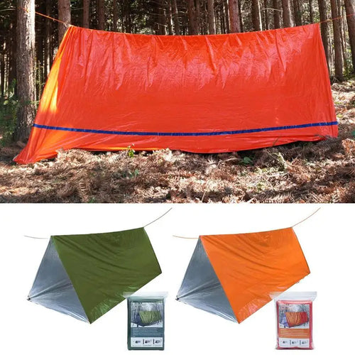 Outdoor Emergency Tent Survival Blanket Emergency Escape Camping Survival Tent Kit Insulation Blanket Mat Sleeping Bag Waterprof | PrepWiseGear
