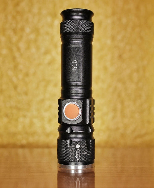 10,000-Lumen Rechargeable Flashlight - Zoomable