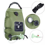 Portable Outdoor Camping Shower - 5 Gallon/20 Liter Camp Solar Shower Bag | PrepWiseGear