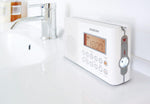 H201 Shower Radio AM/FM Waterproof, Weather Alert Radio, White