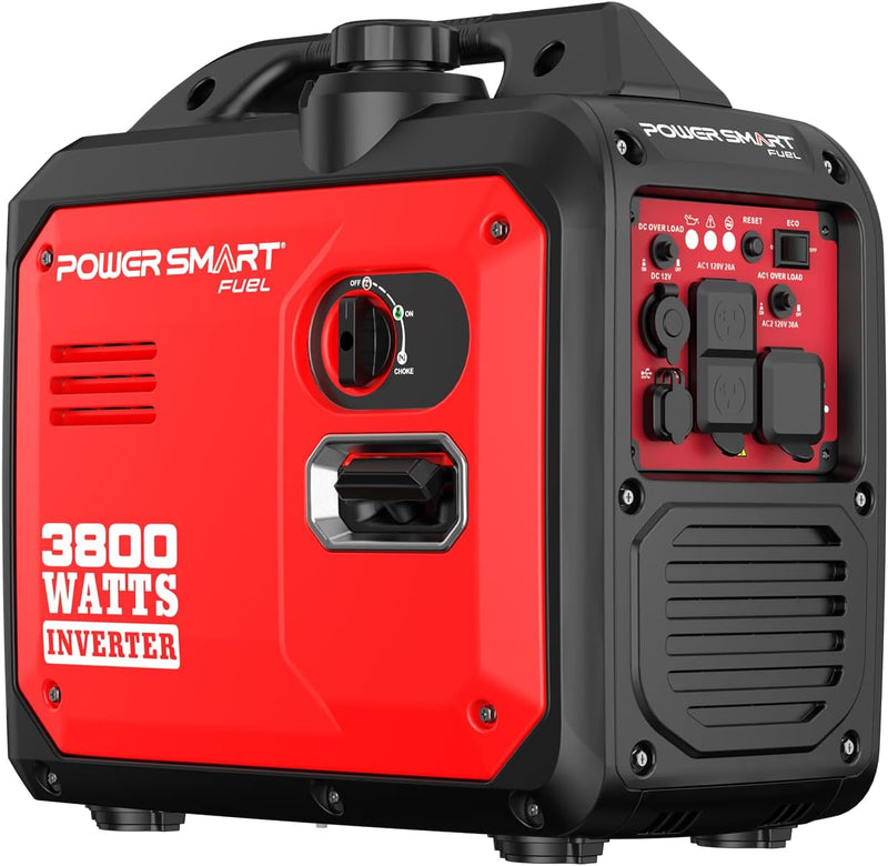 3800-Watt Portable Inverter Generator Gas Powered, Quiet for Camping | PrepWiseGear