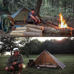 Lightweight Poncho Shelter, Solitary Shelter Cape Silnylon Emergency Survival Shelter Ultralight Minimalist Shelter for Camping Hiking Backpacking Bug Out Bag | PrepWiseGear