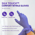 Nitrile Exam Gloves, Medical Ice Blue Gloves Disposable Latex Free Powder-Free for Exam, Food Prep Cleaning, Large Case of 1000, L | PrepWiseGear