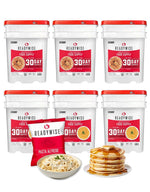 3 Month Emergency Food Supply - 894 Servings, 6 Buckets, Freeze Dried Protein Meals, Disaster Survival Food Storage Kit, Ready to Eat, Camping Essentials, up to 25 Year Shelf Life | PrepWiseGear