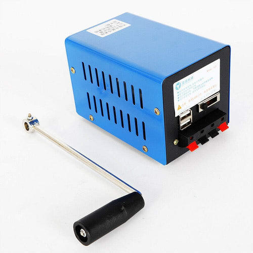 20W Hand Crank Generator, Upthehill Portable Crank Generator Multifunction Hand USB Generator Crank Emergency USB Charger Generator for Outdoor Travel Camping Hiking Survival | PrepWiseGear