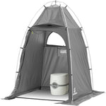 Privy Bivy Privacy Tent - Windproof, Portable Shelter for Camping Toilets & Changing Room - 6′ 8″ of Interior Height - Easy Setup - Pop-Up Pod with Window for Camping, Beach & Tailgates | PrepWiseGear