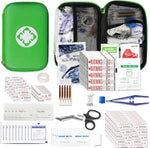 275Pcs Travel First Aid Kits for Car Emergency Preparedness Items Urgent Accident Essentials Set Survival Gear Equipment Sports First Aid Kits for College Dorm Student, Home, Boat, Green | PrepWiseGear