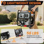 4400W Inverter Generator Gas Powered, Portable Gas Generator for Home and Outdoor Use, Leightweight and ECO Mode | PrepWiseGear