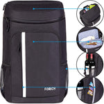 Backpack Cooler Leakproof Insulated Waterproof Backpack Cooler Bag, Lightweight Soft Beach Cooler Backpack for Men Women to Work Lunch Picnics Camping Hiking, 30 Cans | PrepWiseGear
