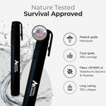 Survival Bundle – Pure Water Straw with Emergency Mylar Sleeping Bag – Ultralight, Portable Gear for Camping, Hiking & Emergency Preparedness | PrepWiseGear