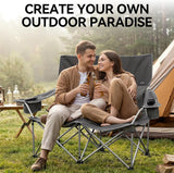 Customer photo of Double Camping Chair - Padded, Holds 500 lbs