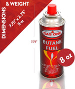 Gasone Butane Fuel Canister (4Pack)