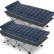 Heavy-Duty Folding Camping Cot - Set of 2