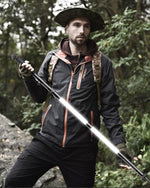 LED Glow Trekking Pole, Glowing Tactical Survival Hiking Stick, Light-Up Walking Staff, 6-Section Threaded Adjustable Design for Camping, Survival,Backpacking & Night Hiking | PrepWiseGear